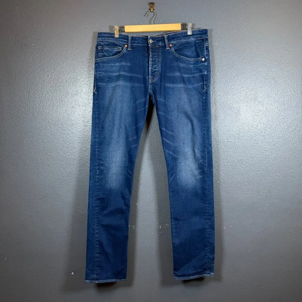 Kings of Indigo 34/32 men’s blue denim jeans K. O. I. CHARLES - MID RISE SLIM
